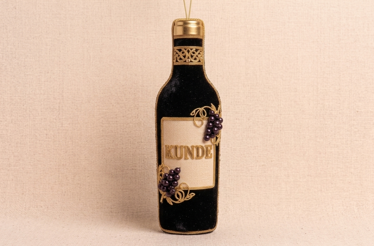 Kunde Wine Bottle Ornament