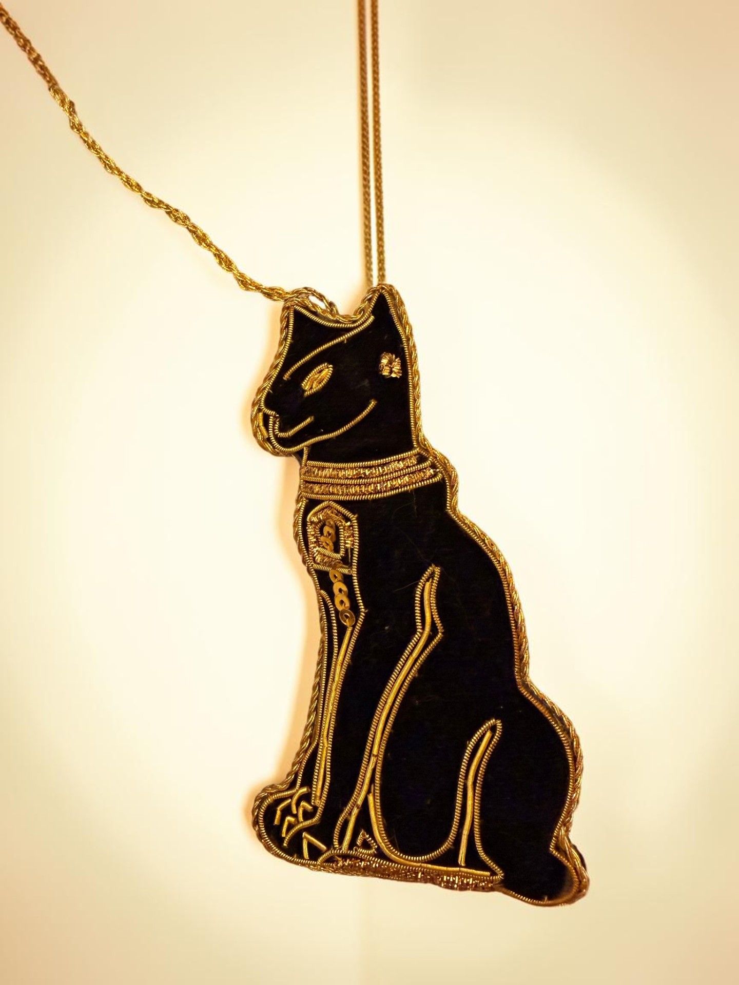 Bastet Egyptian Cat Ornament
