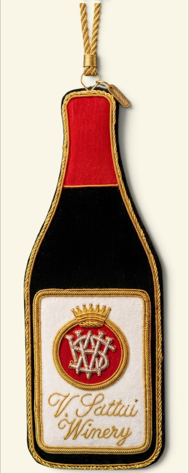 V. Sattui Winery Bottle Ornament