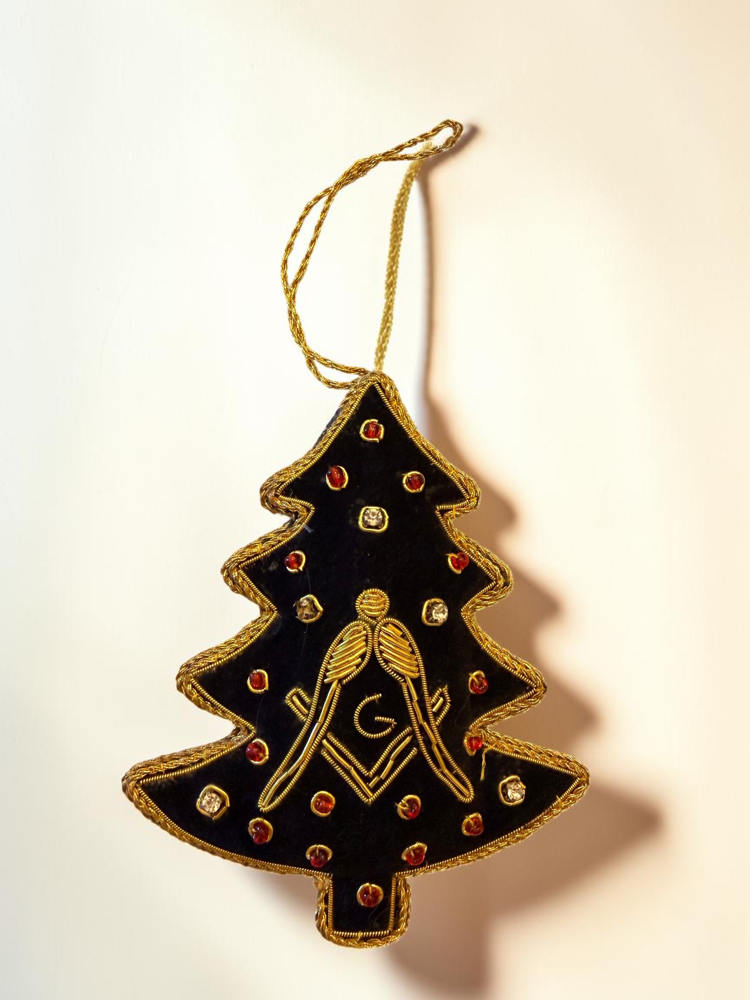 Masonic Square & Compass Tree Ornament