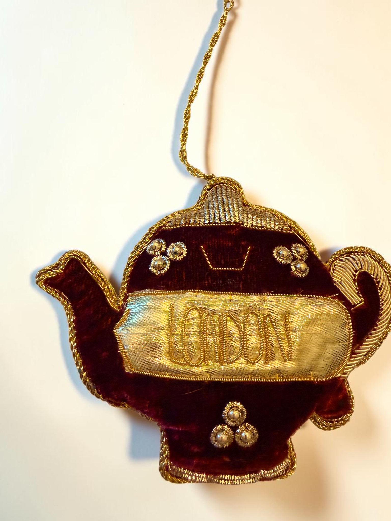 London Teapot Ornament