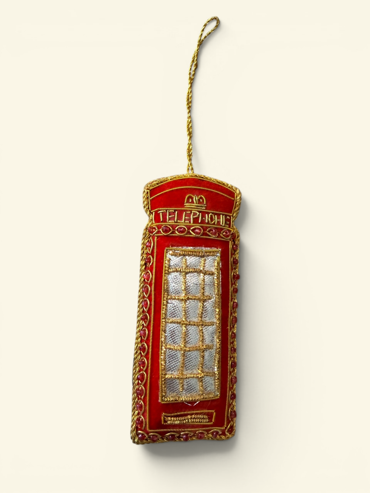London Red Telephone Box Ornament