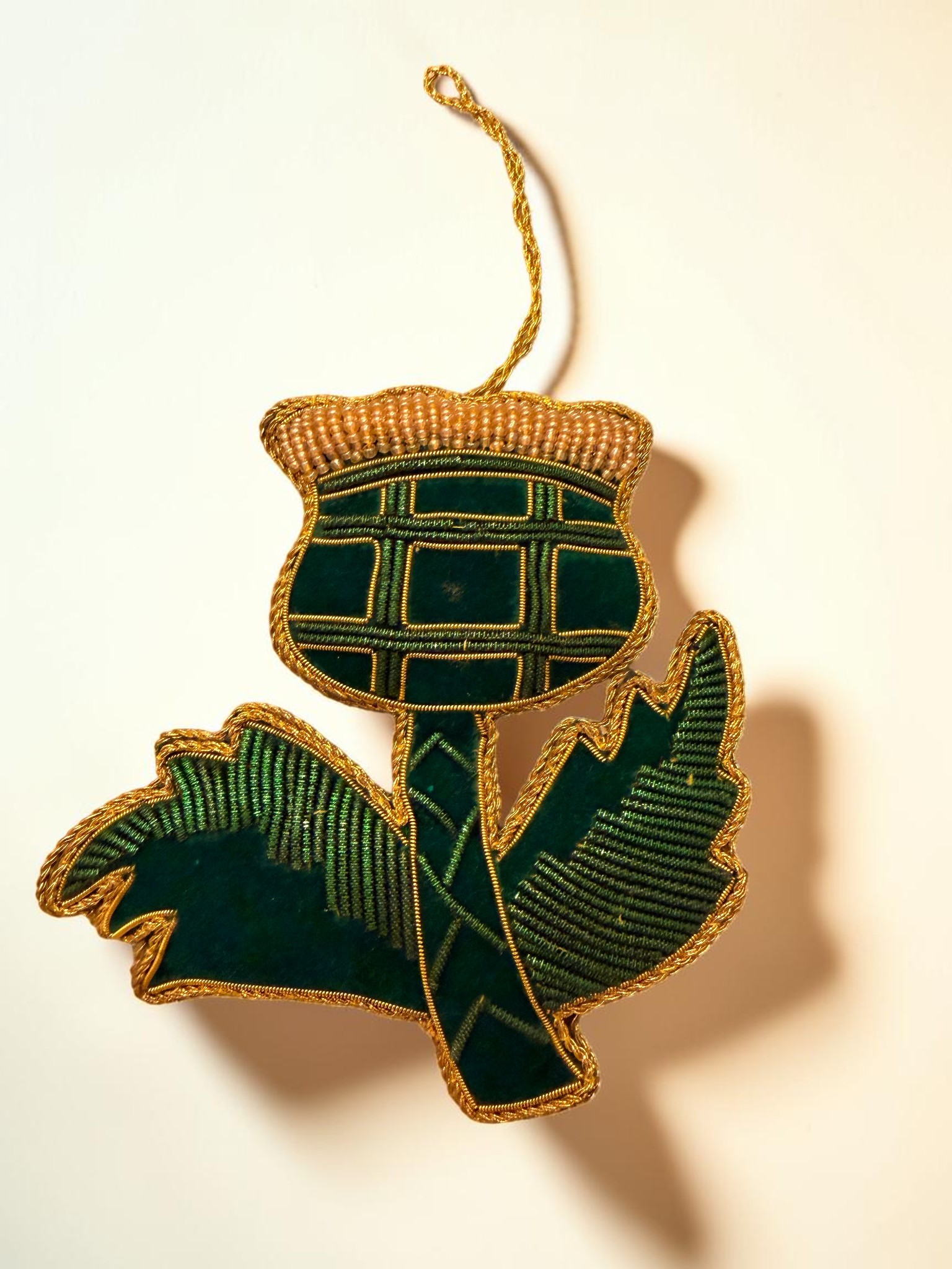 Tartan Thistle Ornament