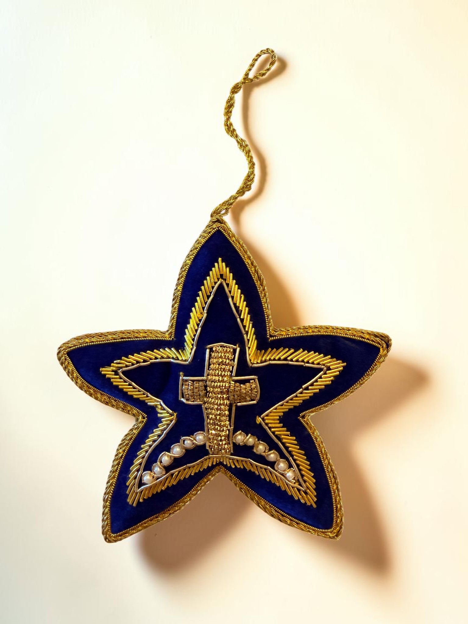 Midnight Cross Star Ornament