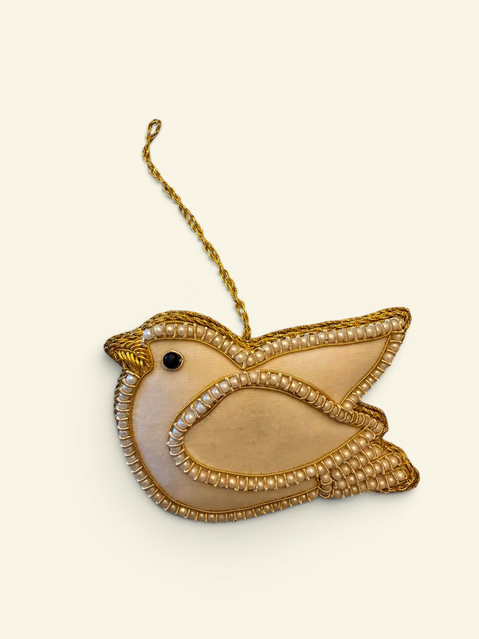 Pearl Dove Ornament