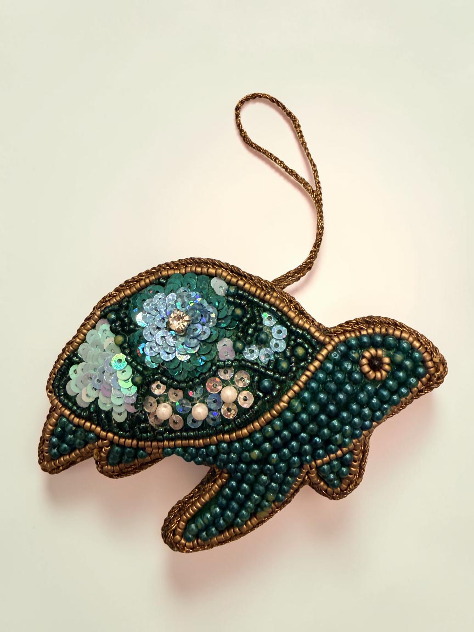 Sequin Sea Turtle Ornament