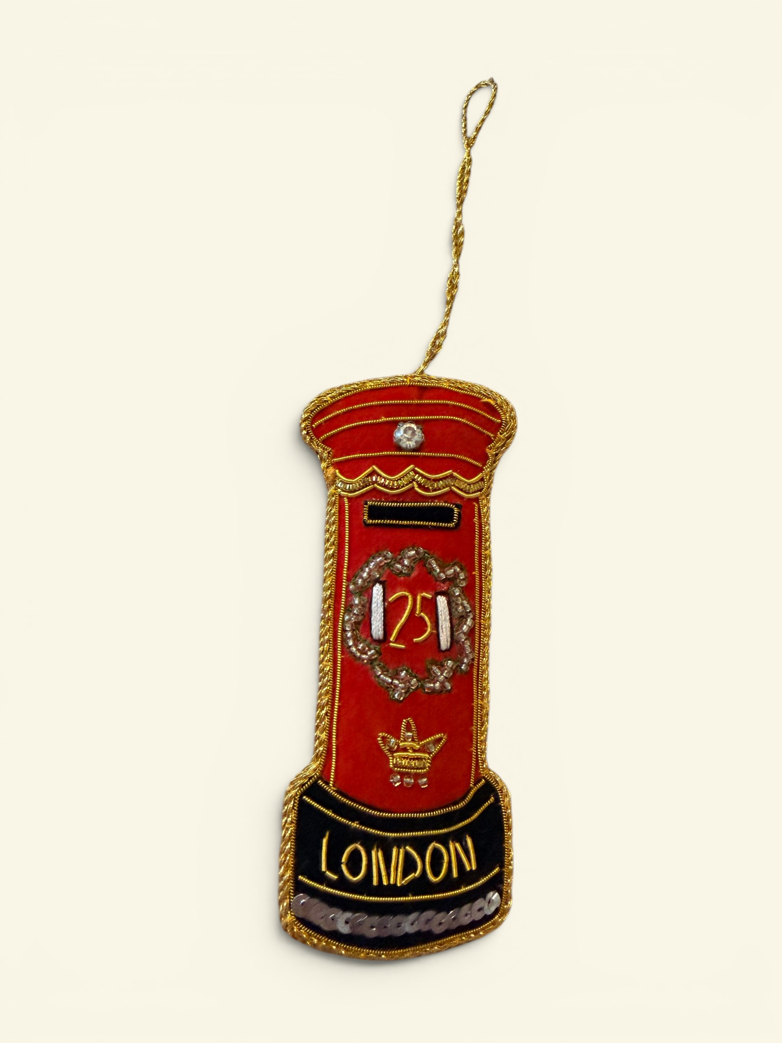 London Pillar Postbox Ornament