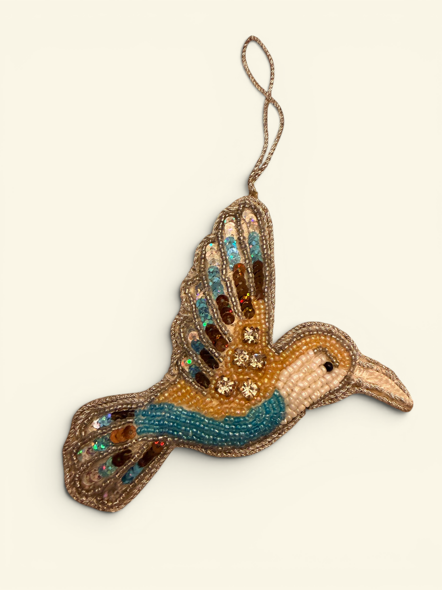 Jeweled Hummingbird Ornament