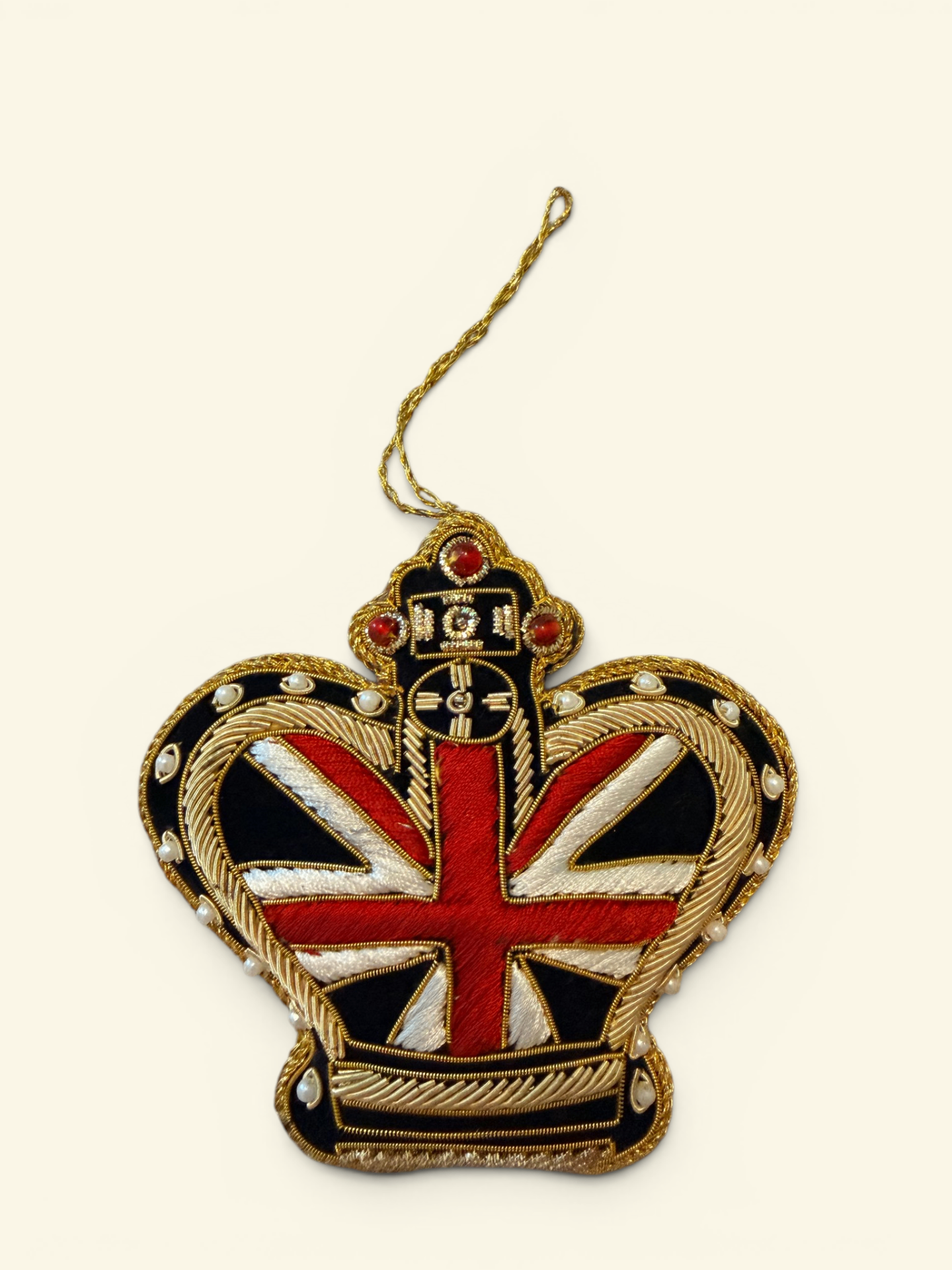 London Union Jack Crown Ornament